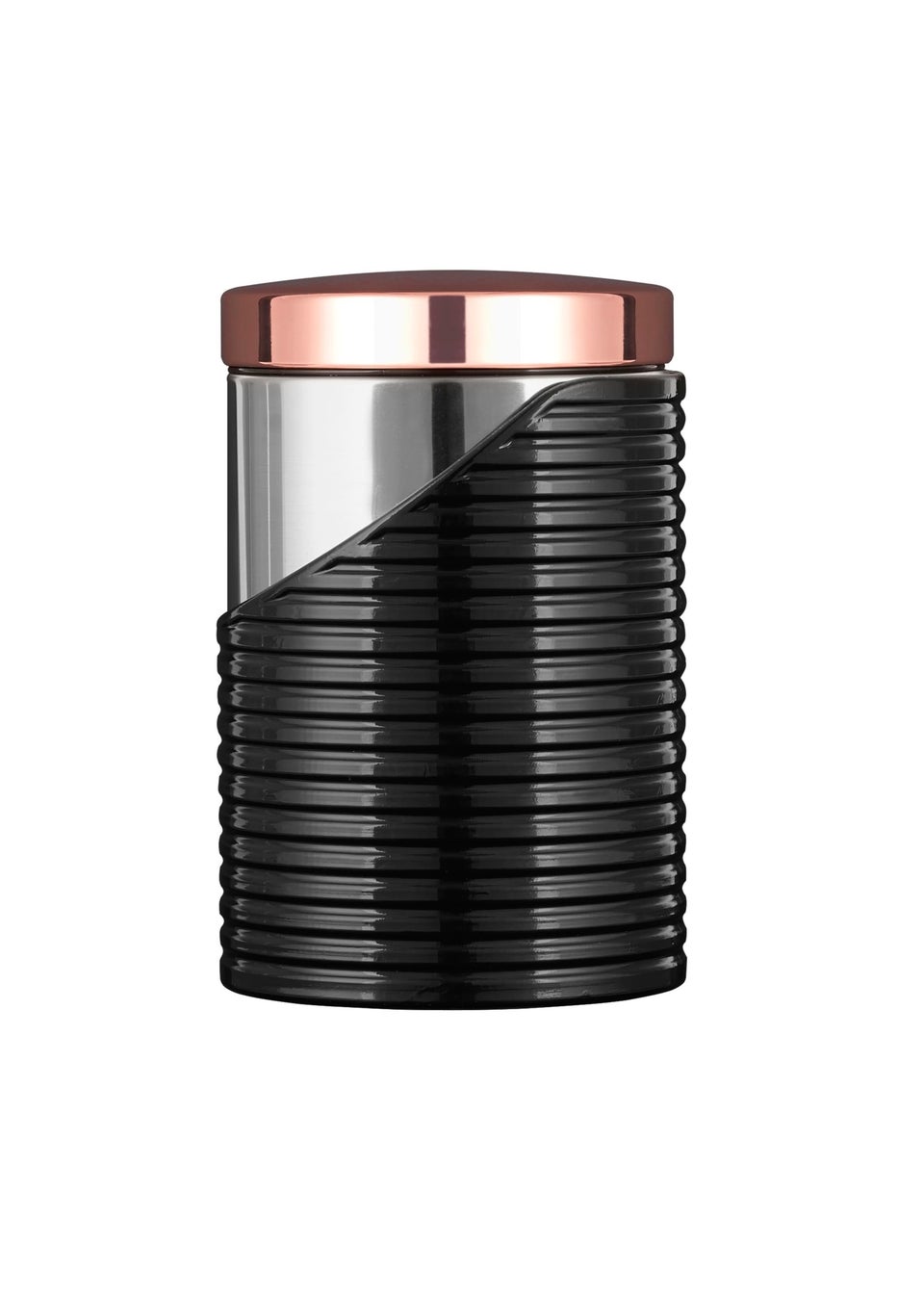 Tower Linear Rose Gold Set Of 3 Canister