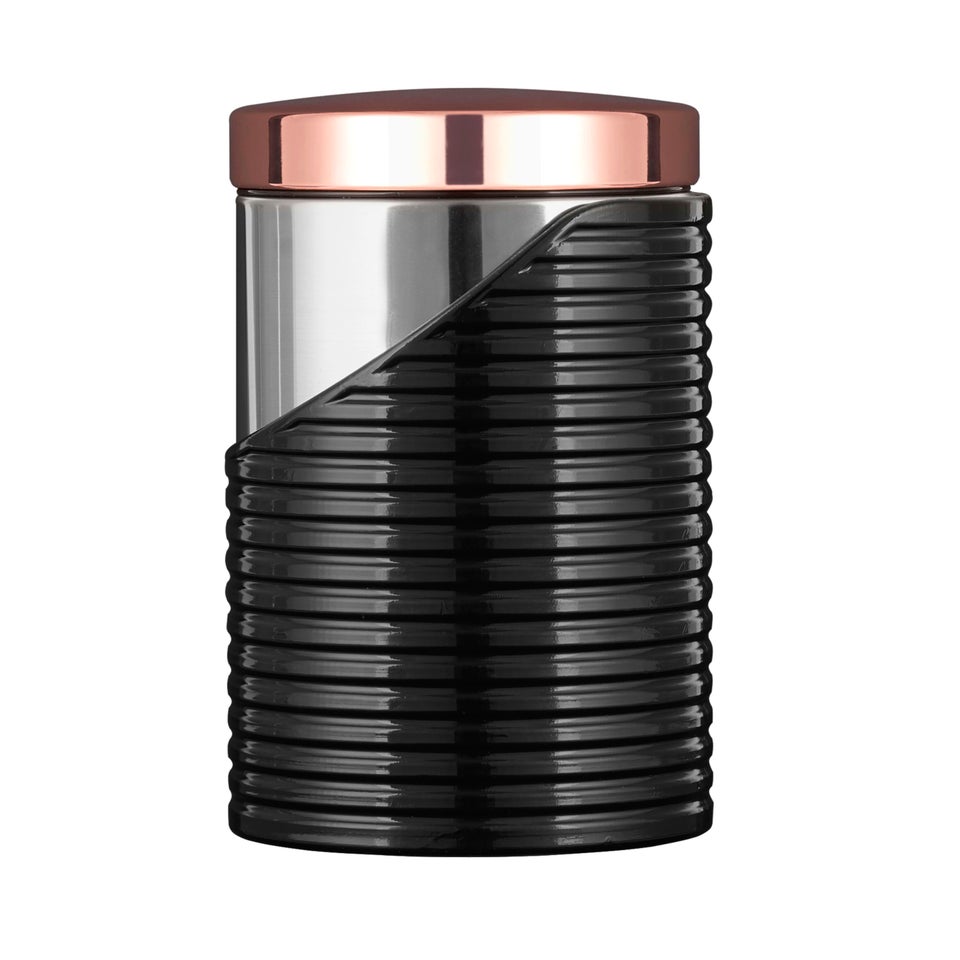 Tower Linear Rose Gold Set Of 3 Canister
