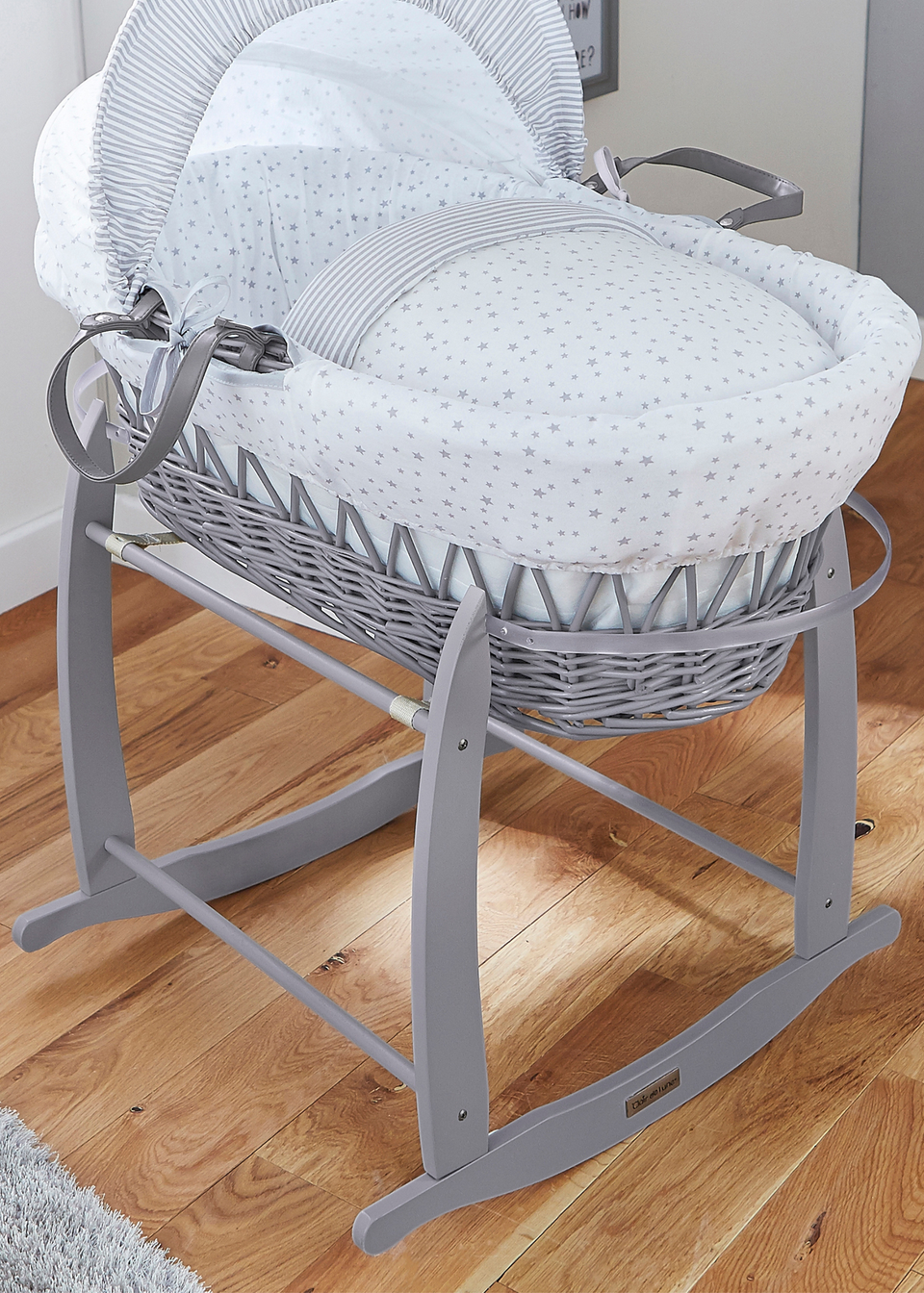 Clair de Lune Deluxe Moses Basket Rocking Stand
