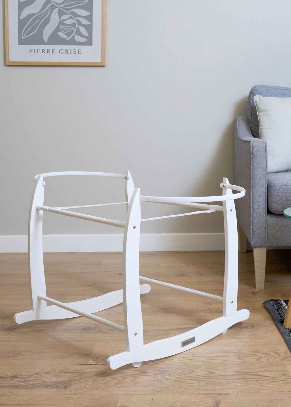 Clair de Lune Deluxe Moses Basket Rocking Stand