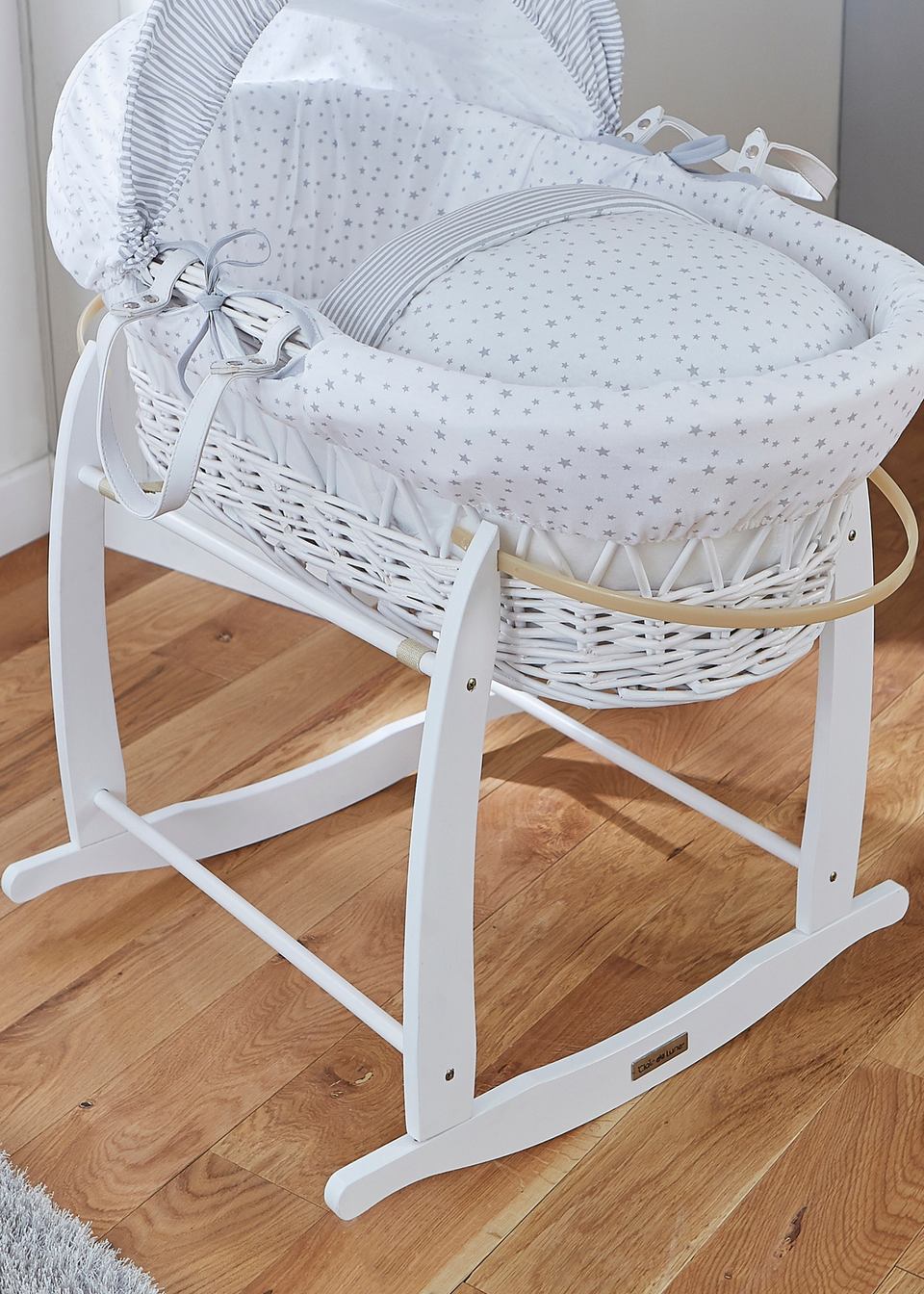 Clair de Lune Deluxe Moses Basket Rocking Stand