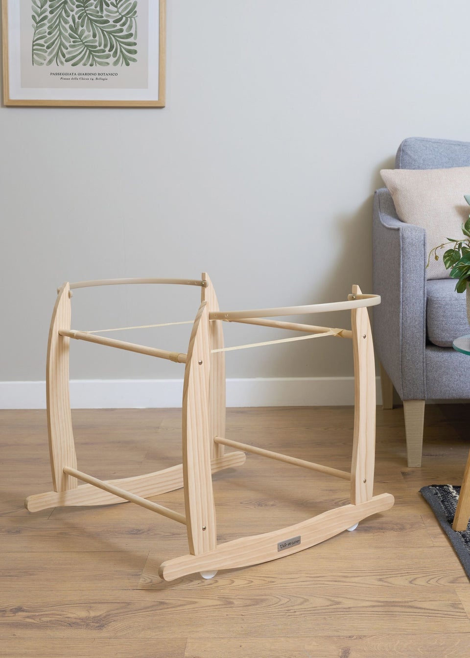 Clair de Lune Deluxe Moses Basket Rocking Stand