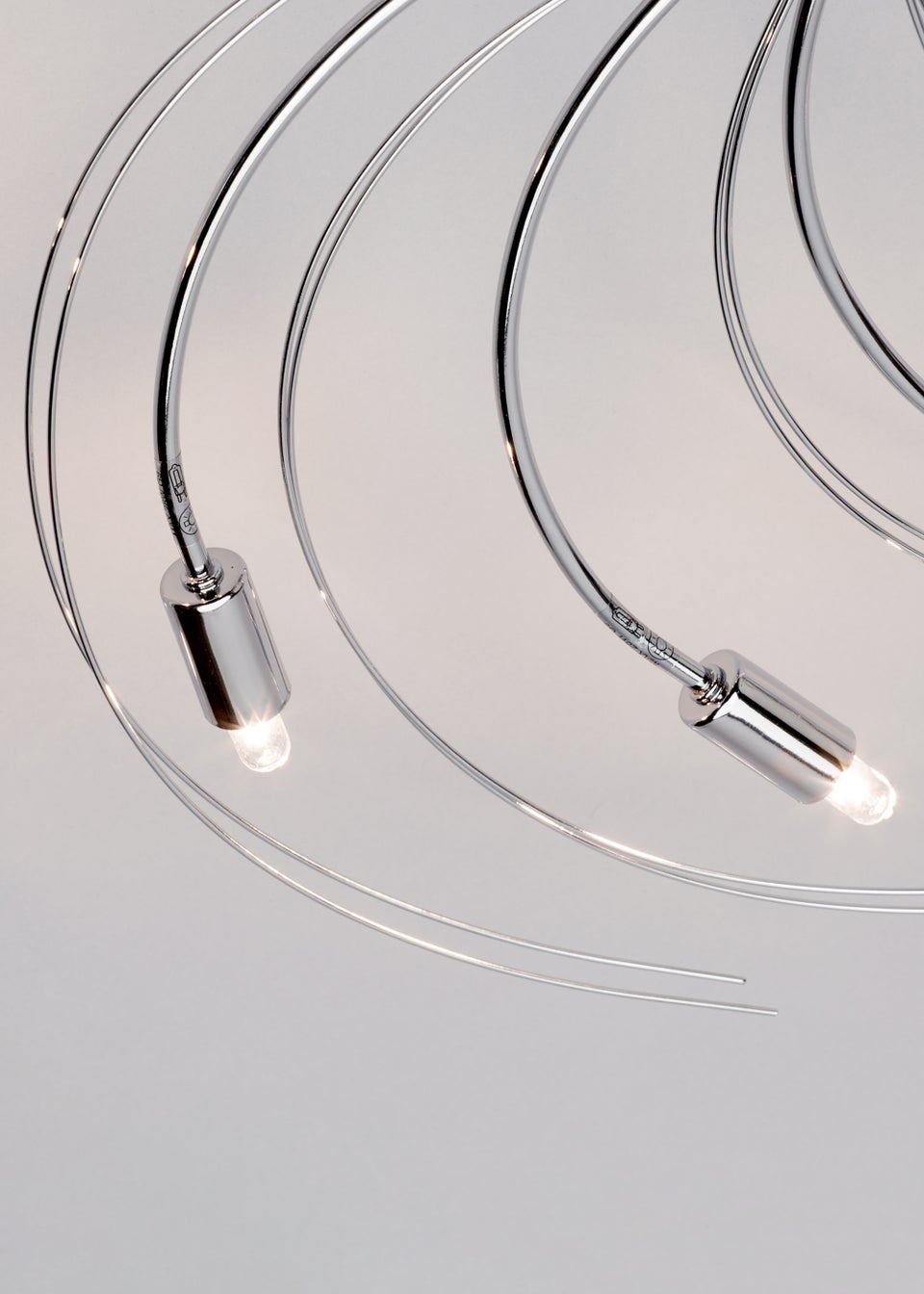 Vector 10 Light Semi Flush Ceiling Light (75cm x 75cm x 10cm)
