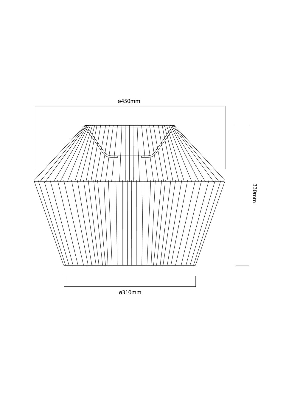 Matalan discount rattan lamp