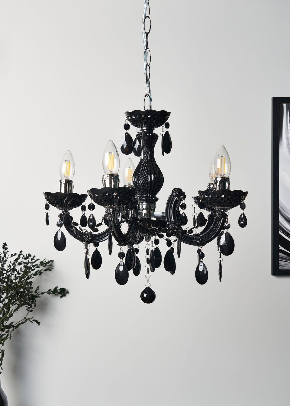 Inlight Charlotte 5 Light Chandelier (145cm x 45cm x 45cm)