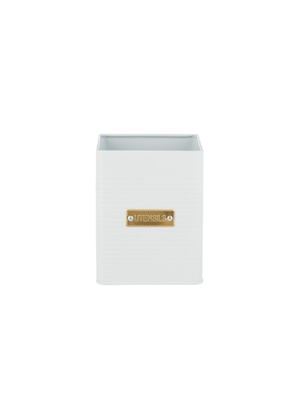 Typhoon Otto Square White Utensil Pot