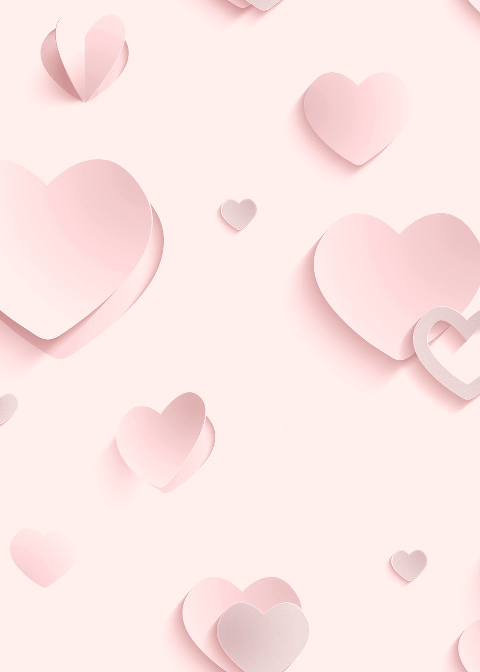 Muriva Glitter Hearts Wallpaper