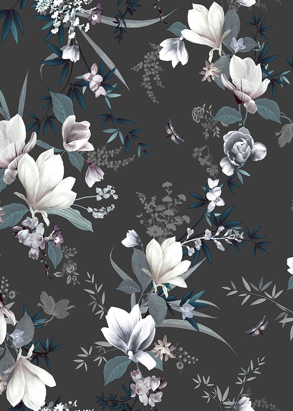 Muriva Lipsy Lotus Wallpaper