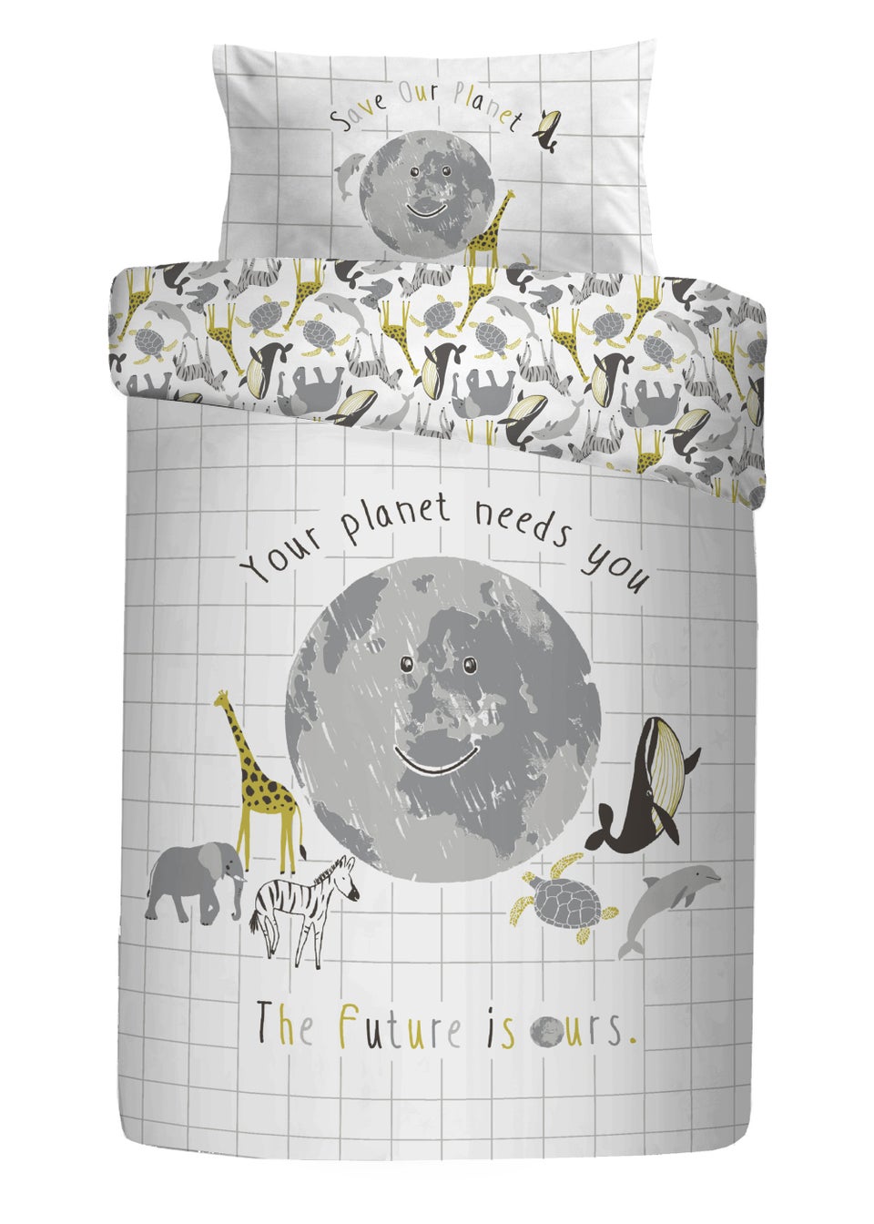 Appletree Kids Future 100% Cotton Duvet Cover
