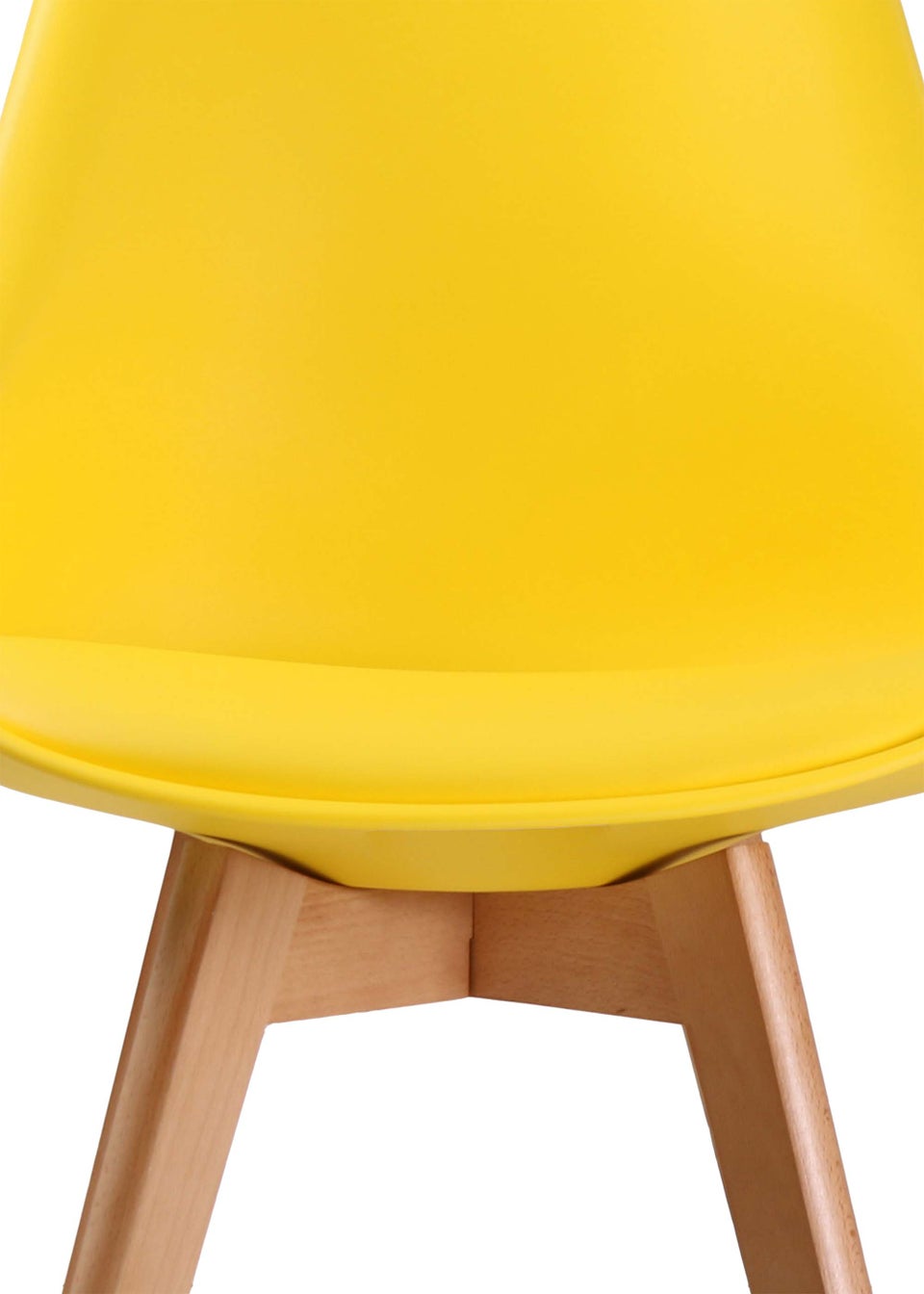 LPD Furniture Set of 2 Louvre Chairs Yellow