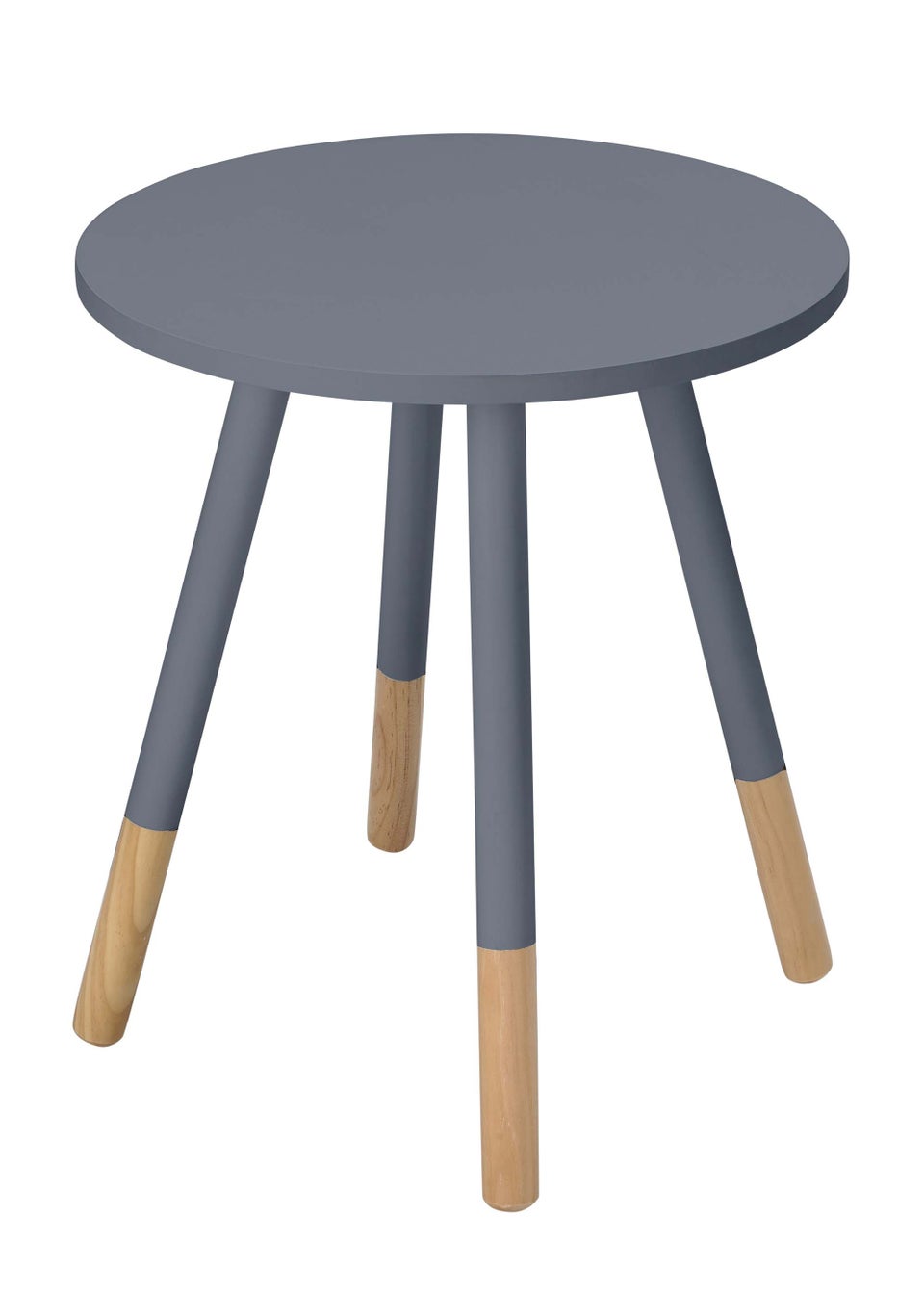 LPD Furniture Costa Side Table Grey (450x400x400mm)