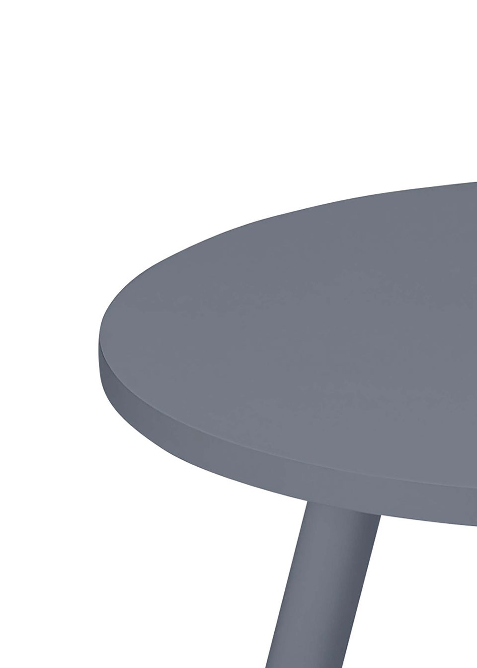 LPD Furniture Costa Side Table Grey (450x400x400mm)