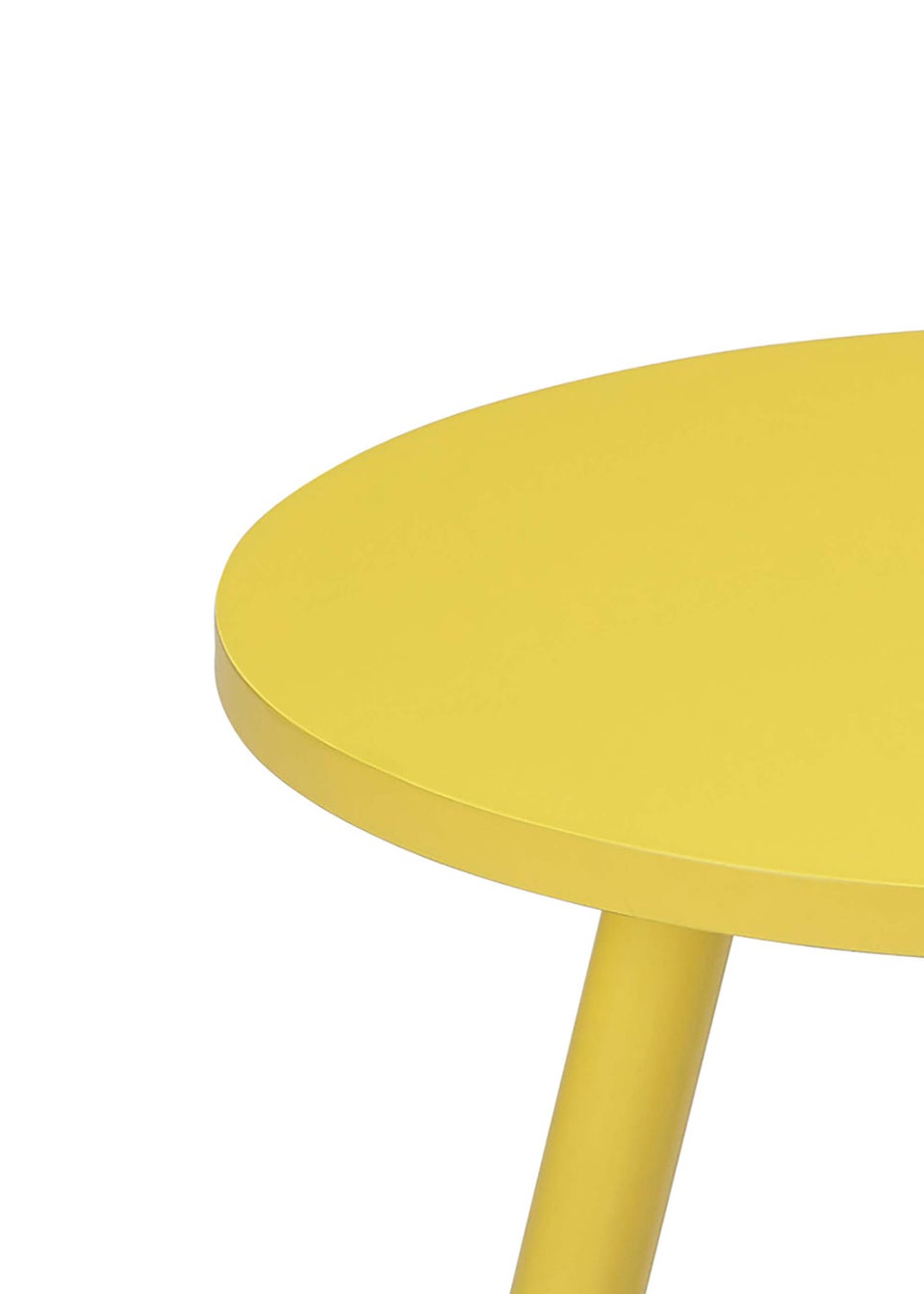 LPD Furniture Costa Side Table Yellow (450x400x400mm)