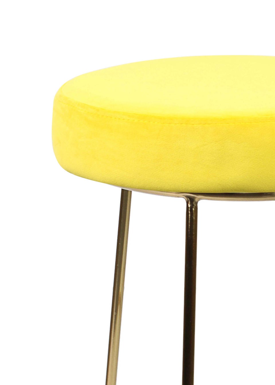 LPD Furniture Set of 2 Opera Bar Stool Yellow (735x0x465mm)