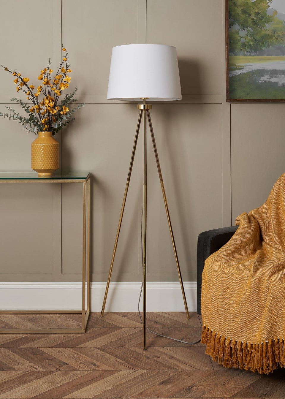 BHS Tristan Tripod Floor Lamp