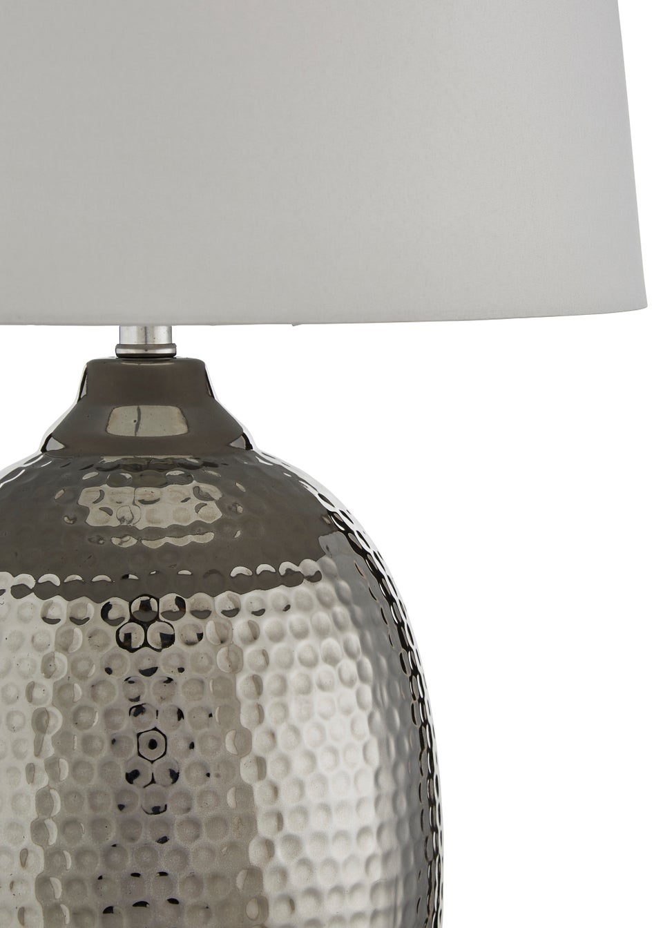 Inlight Hammered Metallic Table Lamp (49cm x 29cm)
