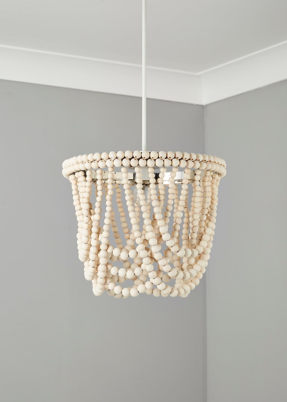 Inlight Beaded Easy Fit Light Shade (30cm x 30cm x 25cm)