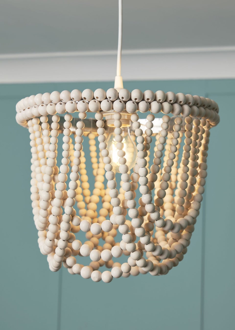 Inlight Beaded Easy Fit Light Shade (30cm x 30cm x 25cm)