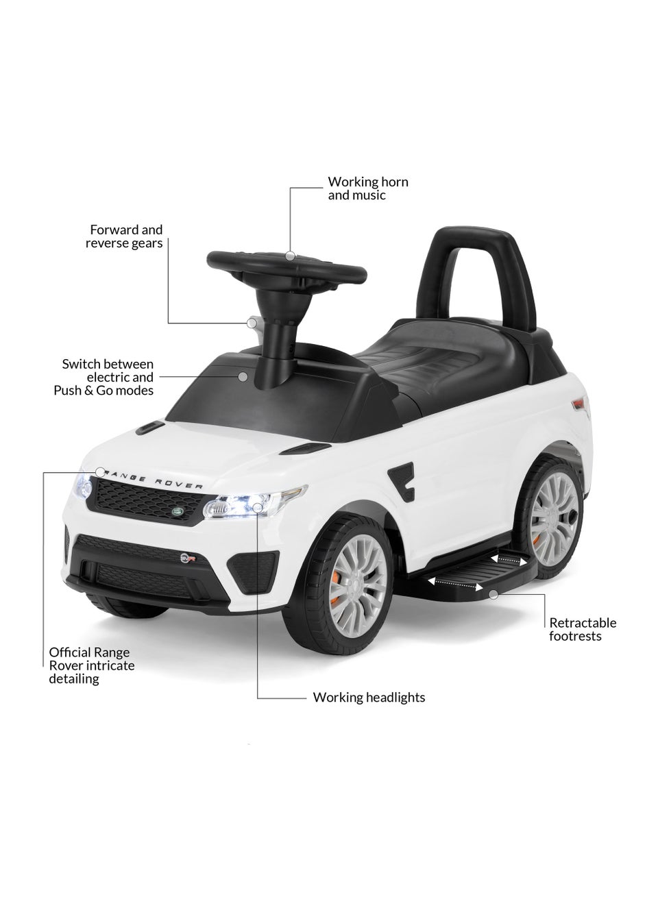 Ride on range rover clearance