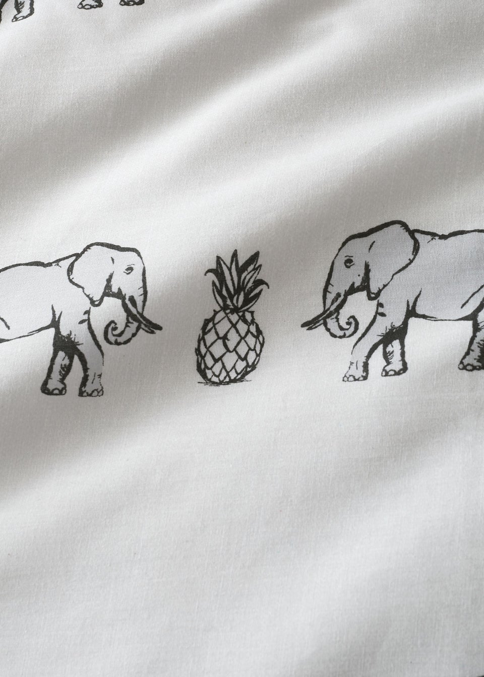 Pineapple Elephant Tembo Cotton Duvet Cover