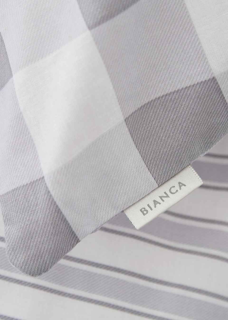 Bianca Fine Linens Check And Stripe Cotton Duvet Cover