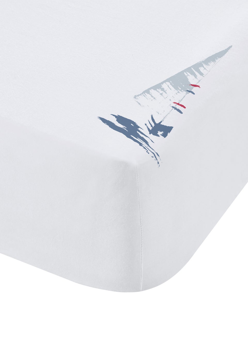 Bianca Fine Linens Sailing Boats Fitted Sheet