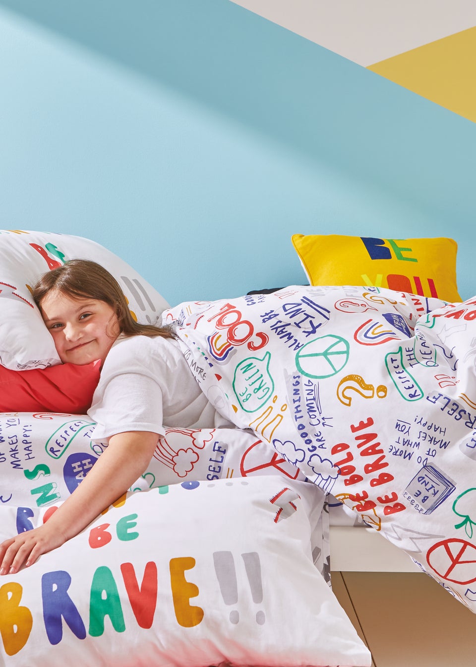 Born To Born To Be Brave Organic Cotton Duvet Cover