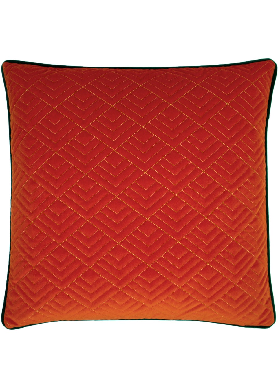 furn. Deco Embroidered Geometric Cushion (50cm x 50cm x 8cm)