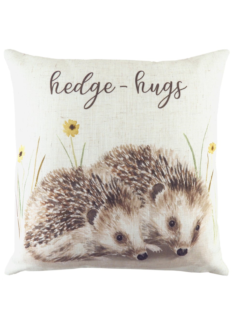Evans Lichfield Hedge-Hugs Cushion (43cm x 43cm x 8cm)