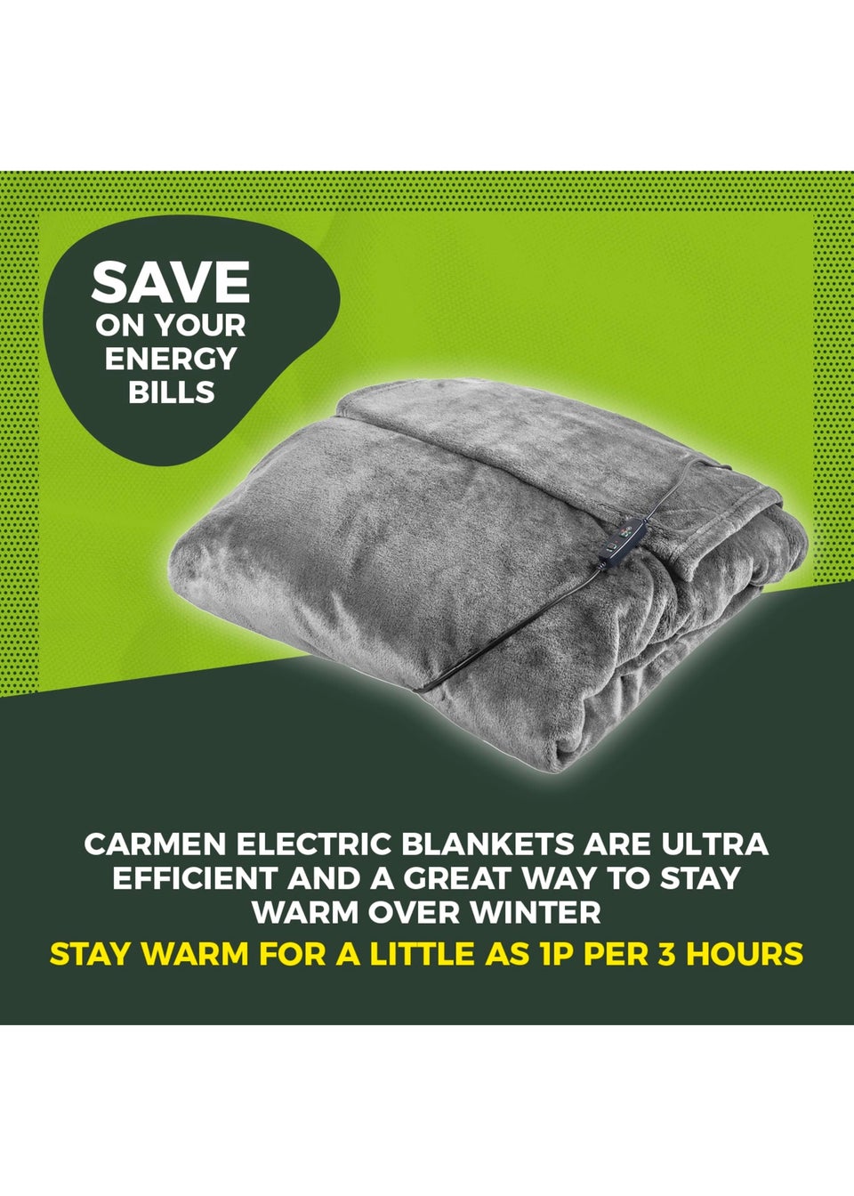 Carmen Heated Wearable Blanket Matalan