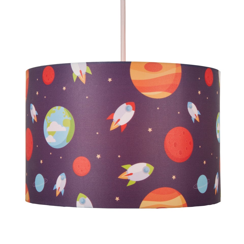 Glow Outer Space Light Shade (20cm x 30cm x 30cm)