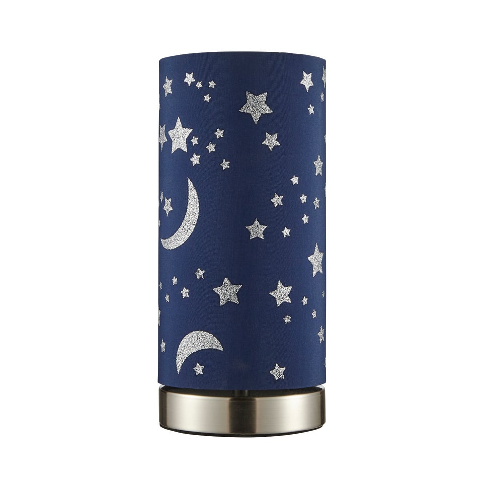 Glow Moon & Stars Table Light (23cm x 12cm x 12cm)