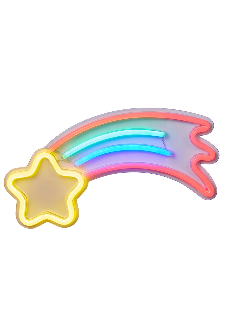 Glow Shooting Star Neon Light (20cm x 40.5cm x 2cm)