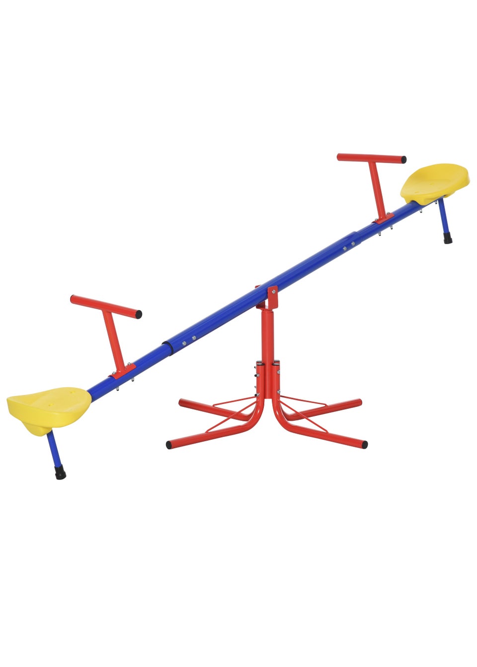 Outsunny 360 Rotation Outdoor Spinning Swivel Seesaw (182cm x 77cm x 63cm)