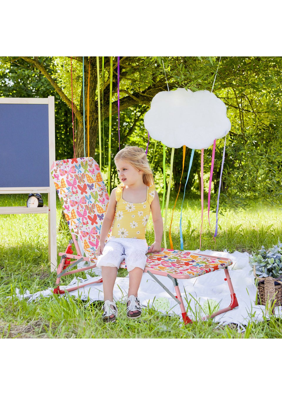 Kids outdoor on sale lounger