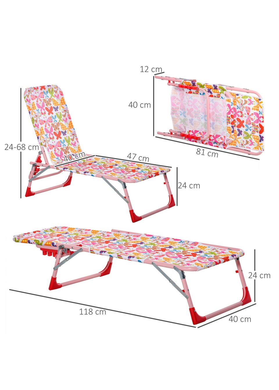 Children's outlet sun lounger