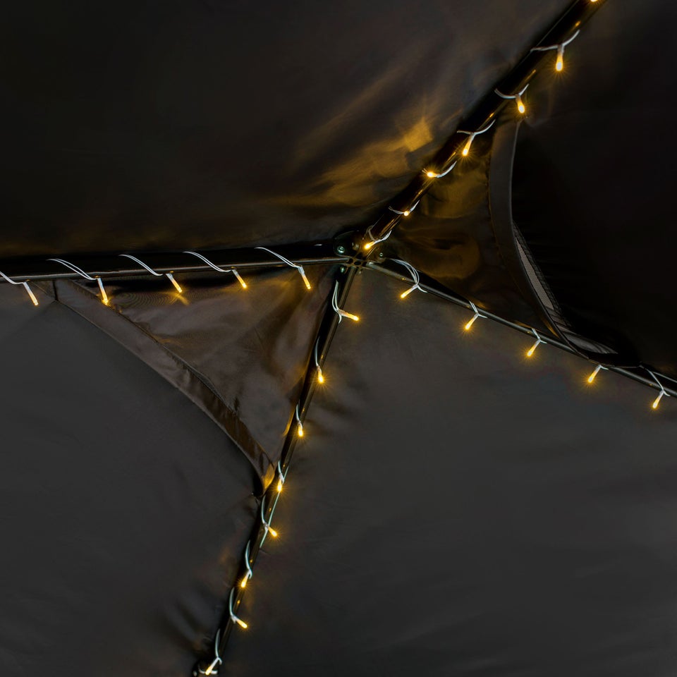 Premier Decorations Battery Operated Gazebo Lights with 160 Warm