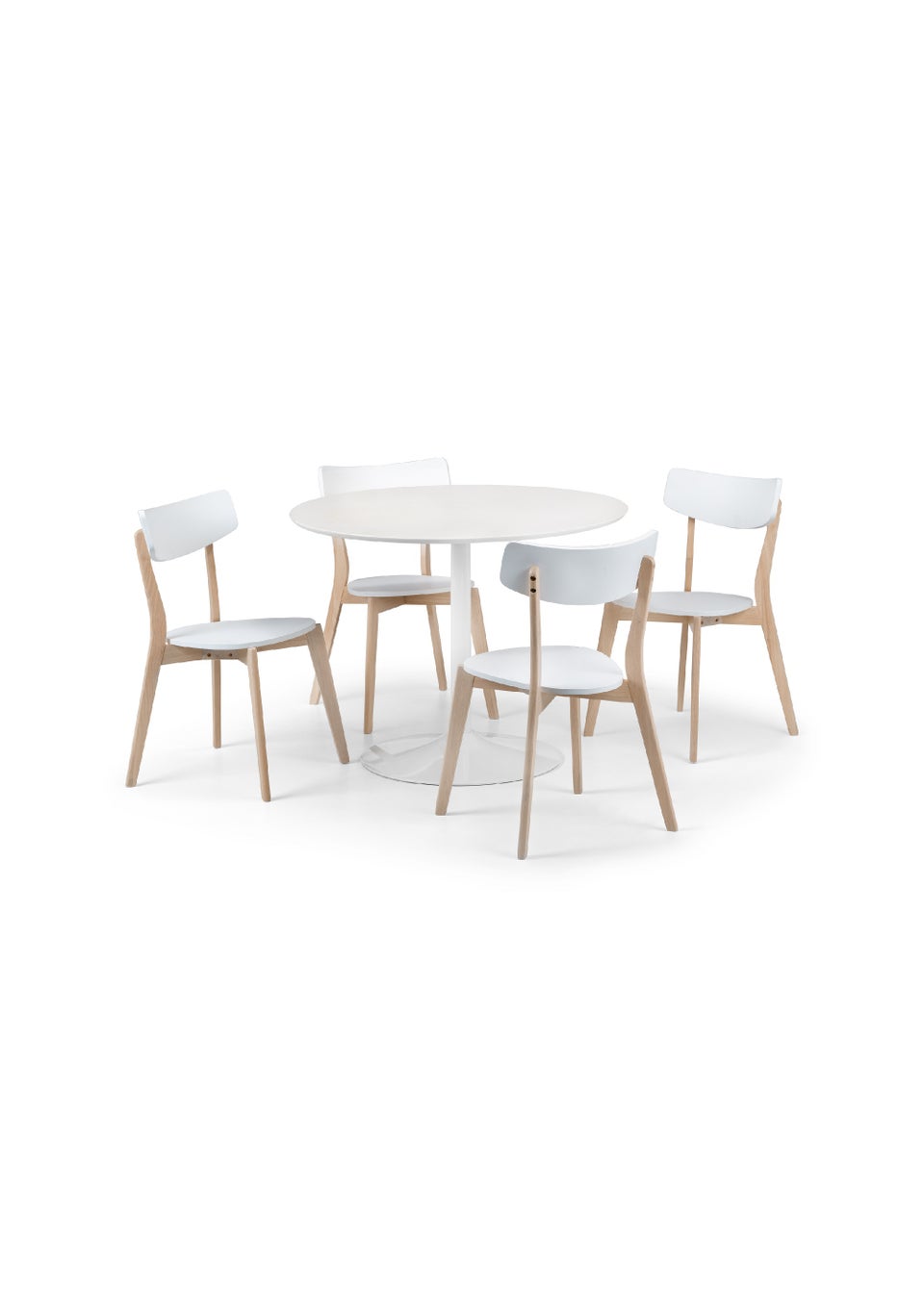 Julian Bowen Set Of 4 Casa Dining Chairs (80 x 50 x 50 cm)