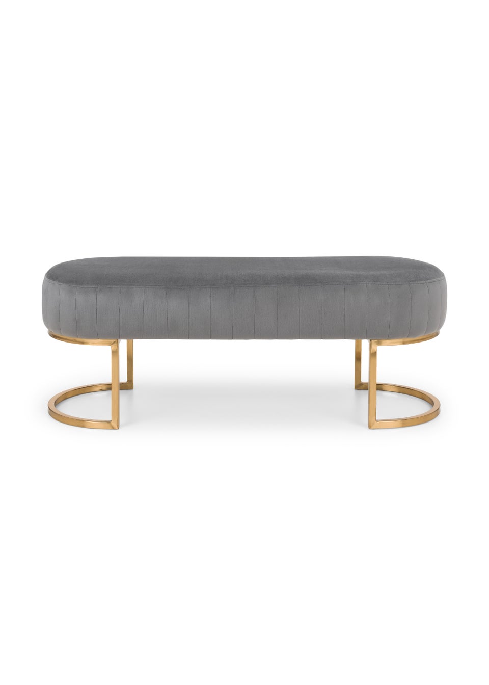Julian Bowen Harrogate Velvet Bench (42 x 117.5 x 42.5 cm)