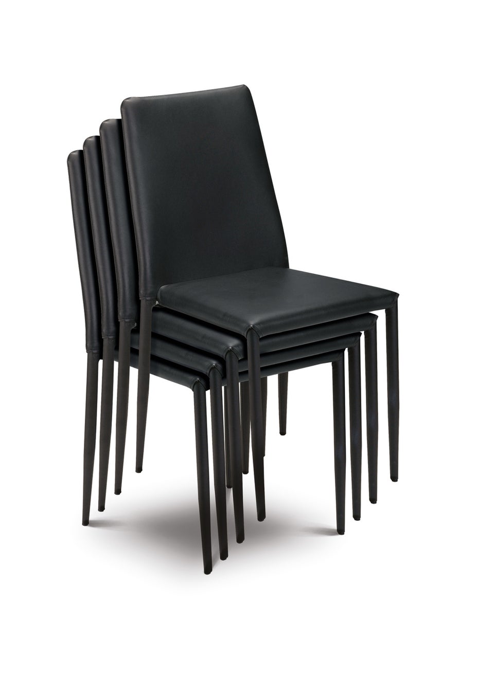 Julian Bowen Set Of 4 Jazz Chairs (91 x 43 x 56 cm)