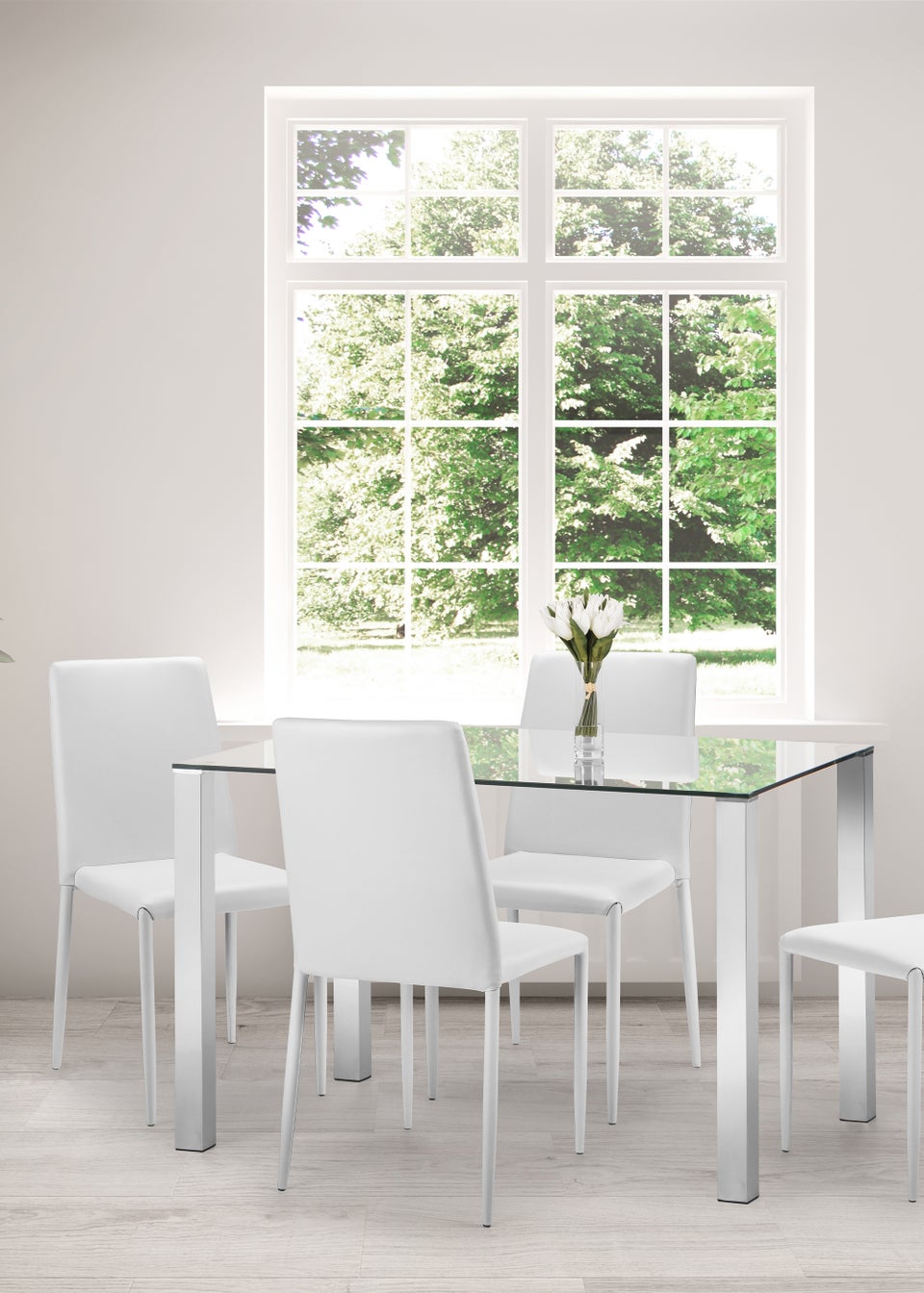 Julian Bowen Set Of 4 Jazz Chairs (91 x 43 x 56 cm)