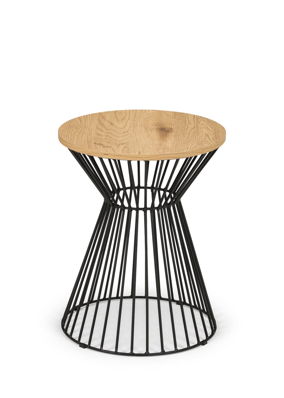 Julian Bowen Jersey Round Wire Lamp Table (50 x 40 x 40 cm)