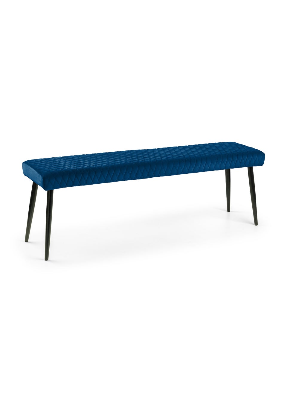 Julian Bowen Luxe Low Velvet Bench (47 x 140 x 37 cm)