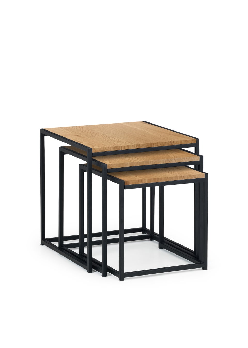 Julian Bowen Tribeca Nest Of 3 Tables (45 x 45 x 45 cm) Matalan