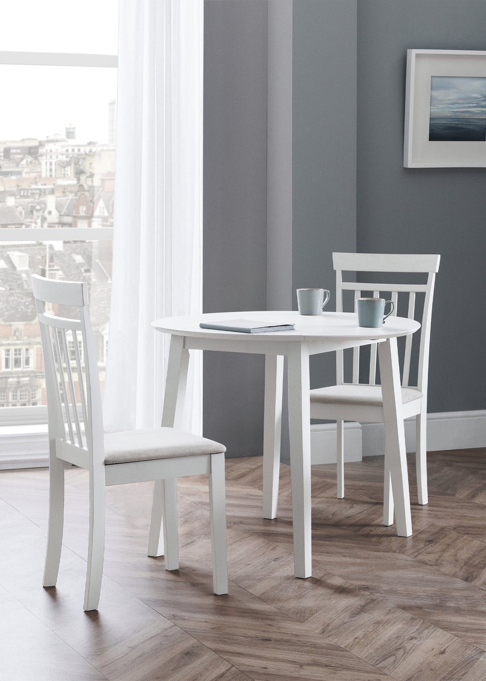 Julian Bowen Coast Dropleaf Table (75 x 90 x 90 cm)