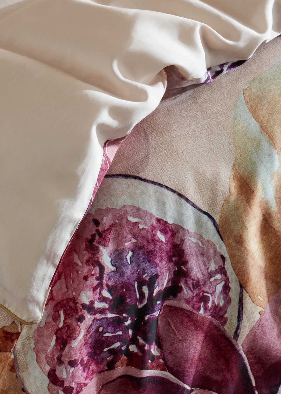 Paoletti Saffa Floral 100% Cotton Duvet Cover