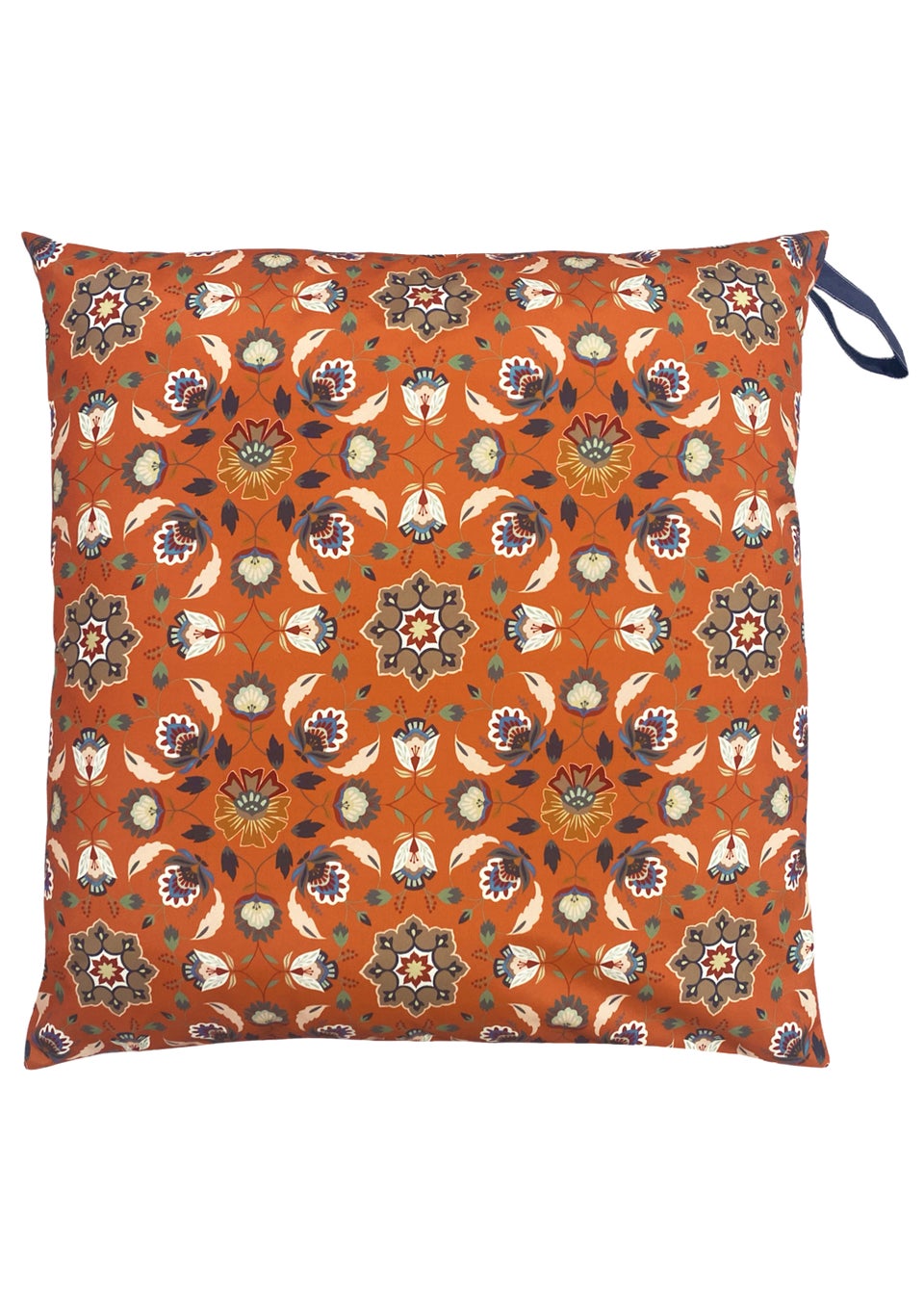 furn. Folk Flora Outdoor Filled Floor Cushion (70cm x 70cm x 8cm) Matalan