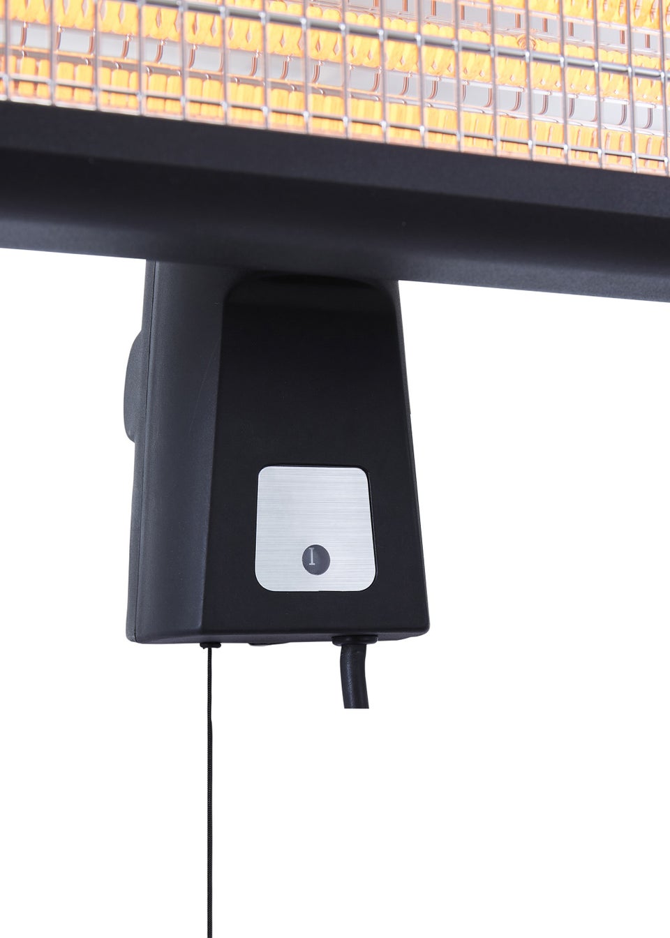 Zinc Black Wall Mount Patio Heater Matalan