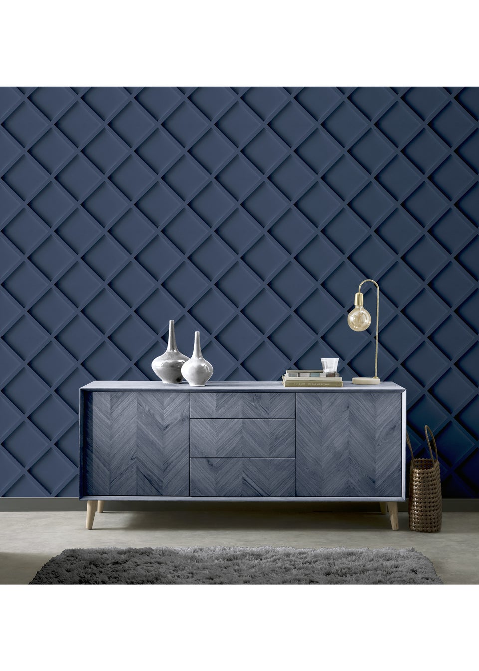 Arthouse Wood Trellis Wallpaper