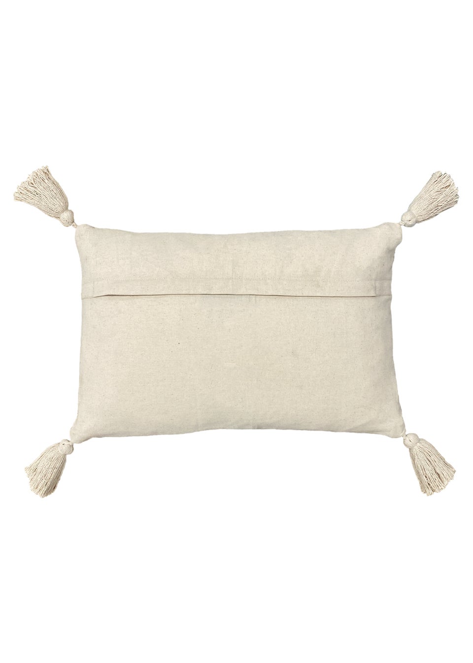 furn. Godi Natural Jute Geometric Cushion (30cm x 50cm x 8cm)